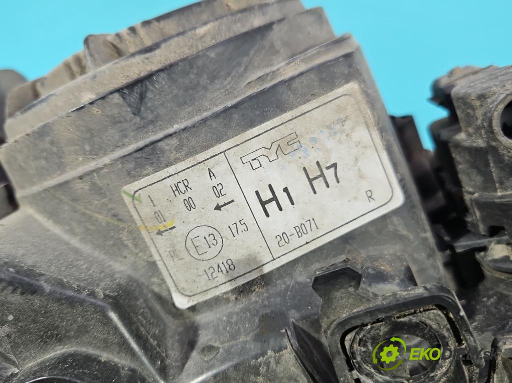 Renault Megane II 2003-2008 1.5 dci 86 HP manual 63 kW 1461 cm3 3- Reflektor: pravý  (Svetlo predné pravé)