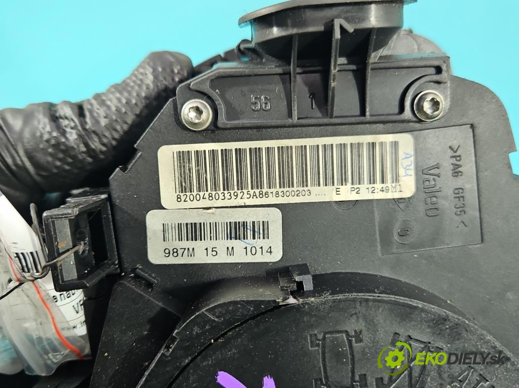 Renault Megane II 2003-2008 1.5 dci 86 HP manual 63 kW 1461 cm3 3- prepínač komplex: 8200155865 (Prepínacie páčky pod volantom)