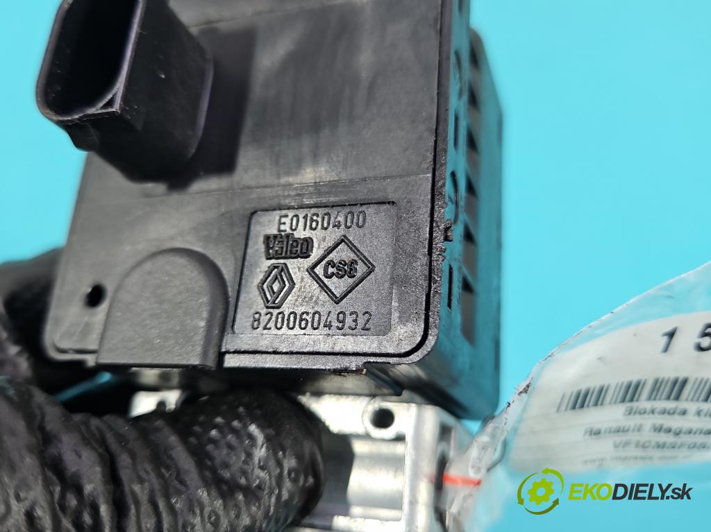 Renault Megane II 2003-2008 1.5 dci 86 hp manual 63 kW 1461 cm3 3- Blokada: řízení: 8200604932 (Řízení ostatní)