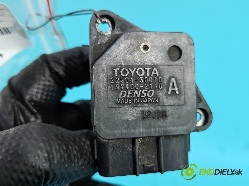 Toyota Avensis II T25 2003-2008 2.2 d-cat 177 HP manual 130 kW 2231 cm3 5- průtokoměr: 22204-30010 (Váha vzduchu)