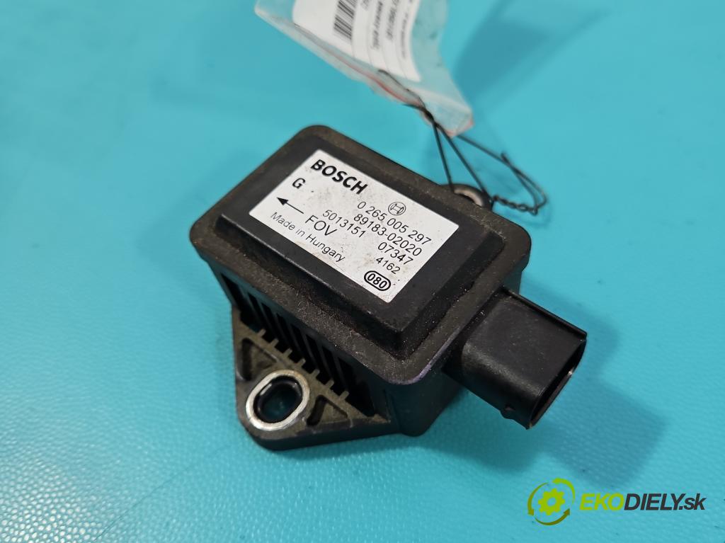 Toyota Avensis II T25 2003-2008 2.2 d-cat 177 HP manual 130 kW 2231 cm3 5- snímač ESP 0265005297
