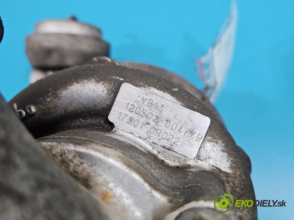 Toyota Avensis II T25 2003-2008 2.2 d-cat 177 HP manual 130 kW 2231 cm3 5- turbodúchadlo, turbo VB13 (Turbodúchadlo (kompletné))