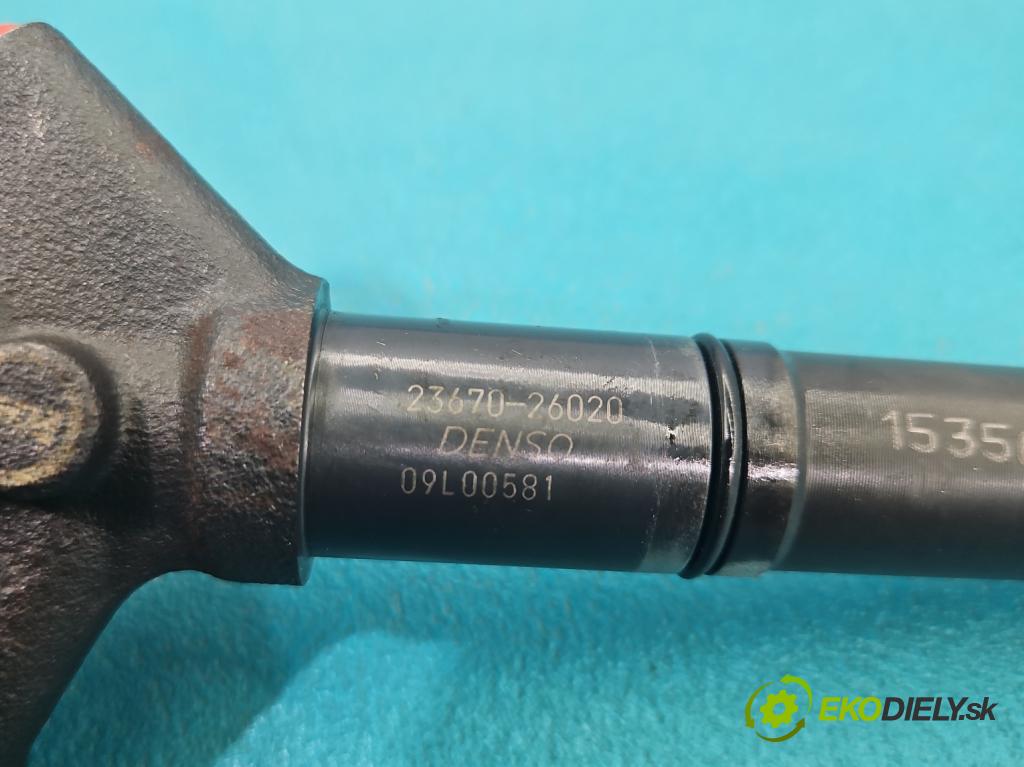 Toyota Avensis II T25 2003-2008 2.2 d-cat 177 HP manual 130 kW 2231 cm3 5- vstrek 23670-26020 (Vstrekovač paliva)