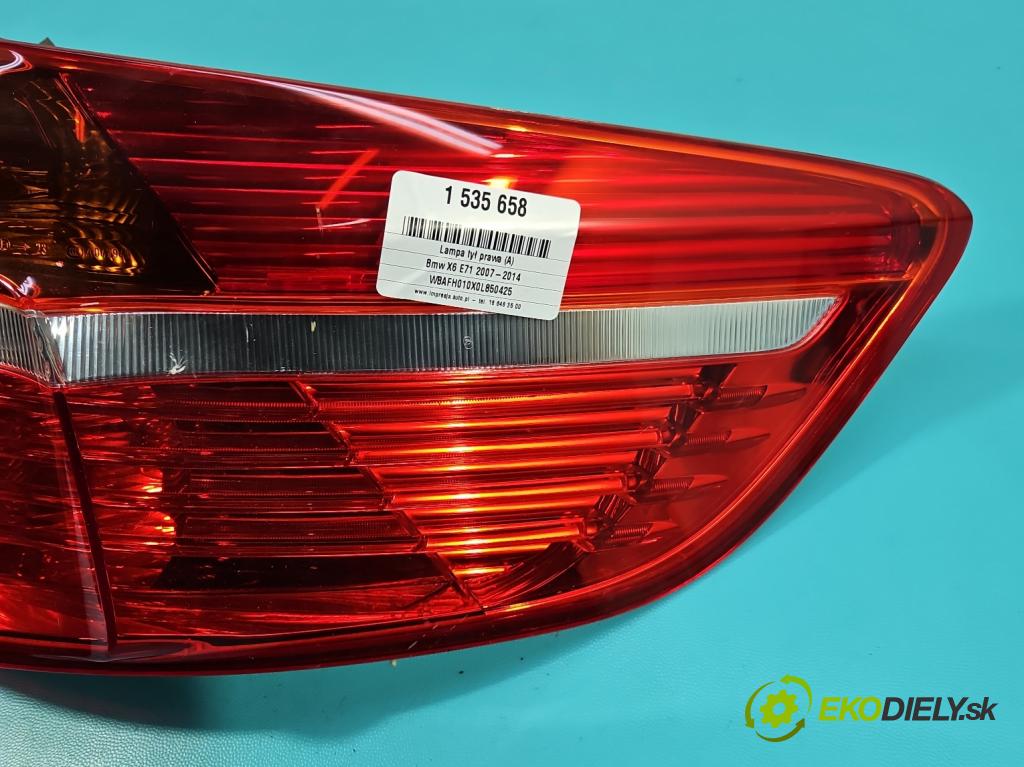 Bmw X6 E71 2007–2014 3.0d 306KM automatic 225 kW 2993 cm3 5- svetlo / reflektor zadné pravé 7179984 (Kľučka dverí ostatné)