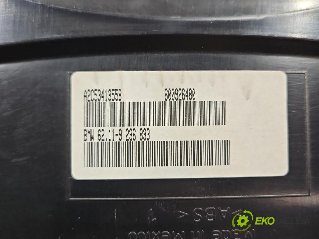 Bmw X6 E71 2007–2014 3.0d 306KM automatic 225 kW 2993 cm3 5- prístrojovka/ budíky 9236833 (Prístrojová doska)