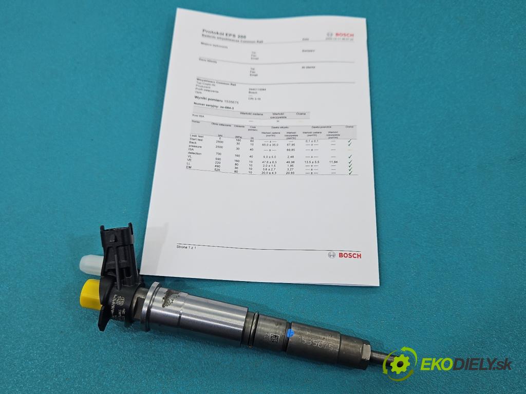 Nissan Qashqai I J10 2006-2013 2.0 dci 150 HP manual 110 kW 1995 cm3 5- vstrek 0445115084 (Vstrekovač paliva)