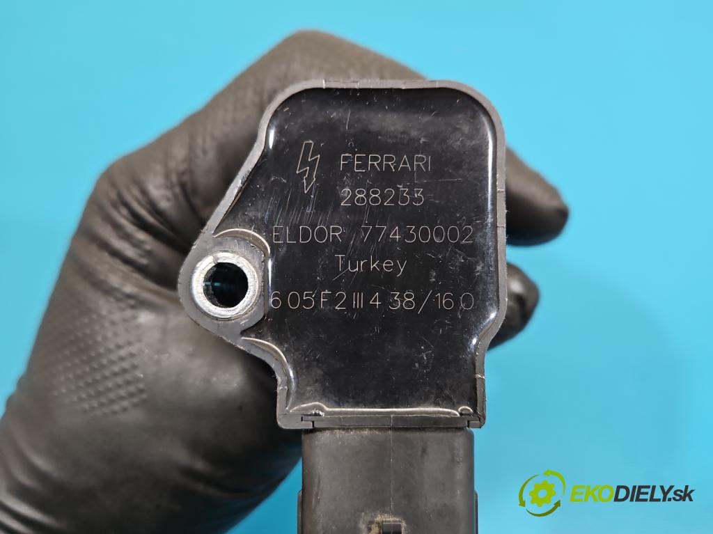 Maserati Quattroporte VI 13- 3.0 V6 automatic 301 kW 2979 cm3 4- cievka zapaľovacia 77430002 (Zapaľovacia cievka)