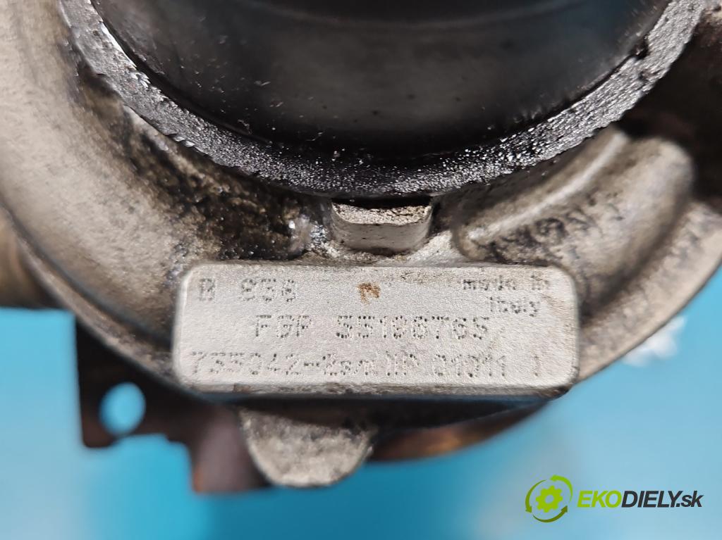 Opel Zafira B 2005-2014 1.9 CDTI 120 HP manual 88 kW 1910 cm3 5- turbodúchadlo, turbo 55196765 (Turbodúchadlo (kompletné))