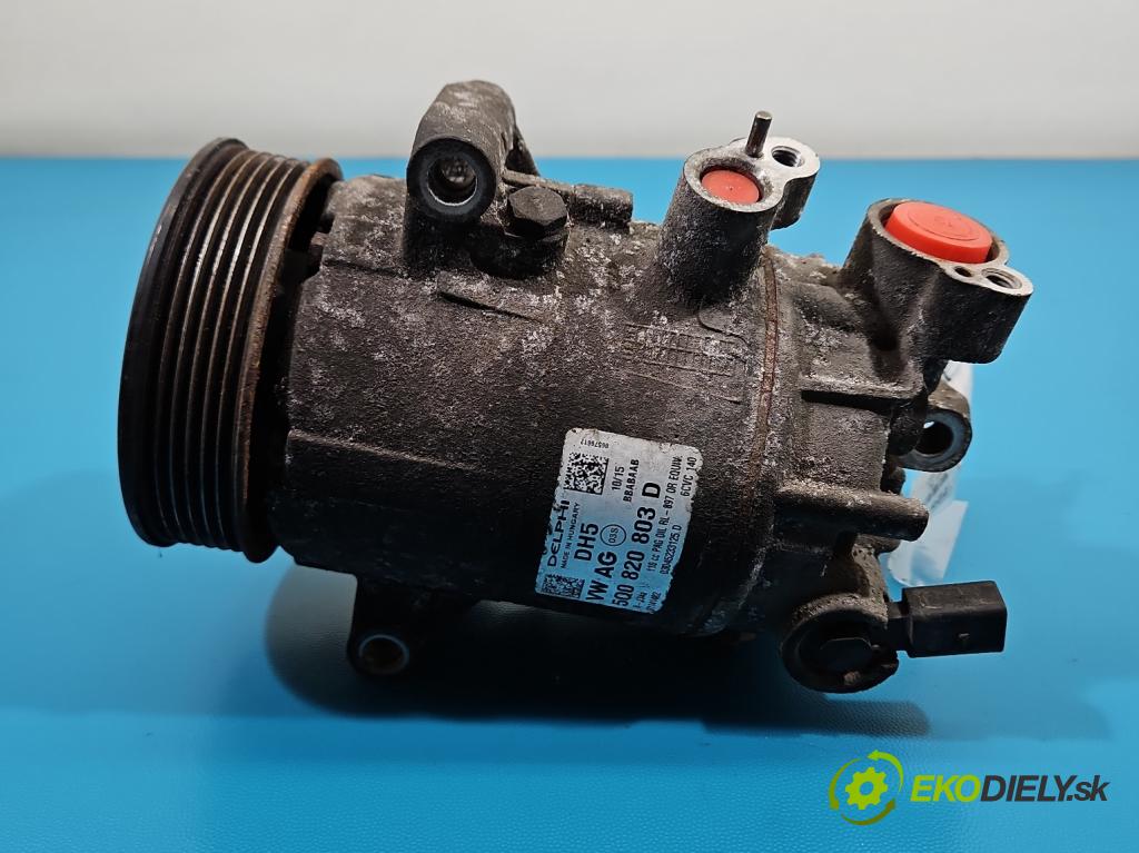 Skoda Fabia III 2014- 2021 1.4 TDI 105 HP manual 77 kW 1422 cm3 5- Kompresor: klimatizácie 5Q0820803D (Kompresor klimatizácie)