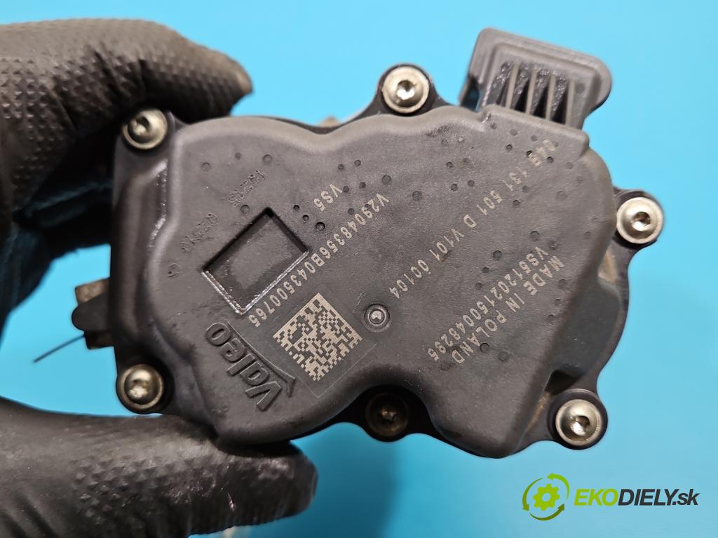 Skoda Fabia III 2014- 2021 1.4 TDI 105 HP manual 77 kW 1422 cm3 5- klapka 04B131501D (Škrtiaca klapka)