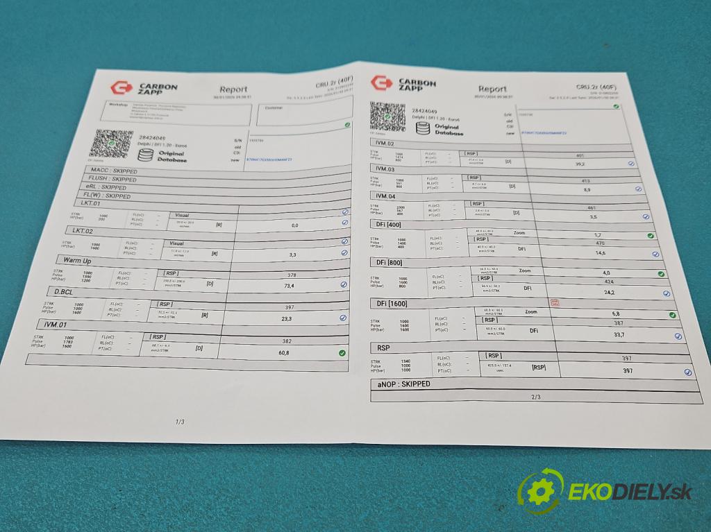 Skoda Fabia III 2014- 2021 1.4 TDI 105 HP manual 77 kW 1422 cm3 5- vstrek 28424049 (Vstrekovač paliva)