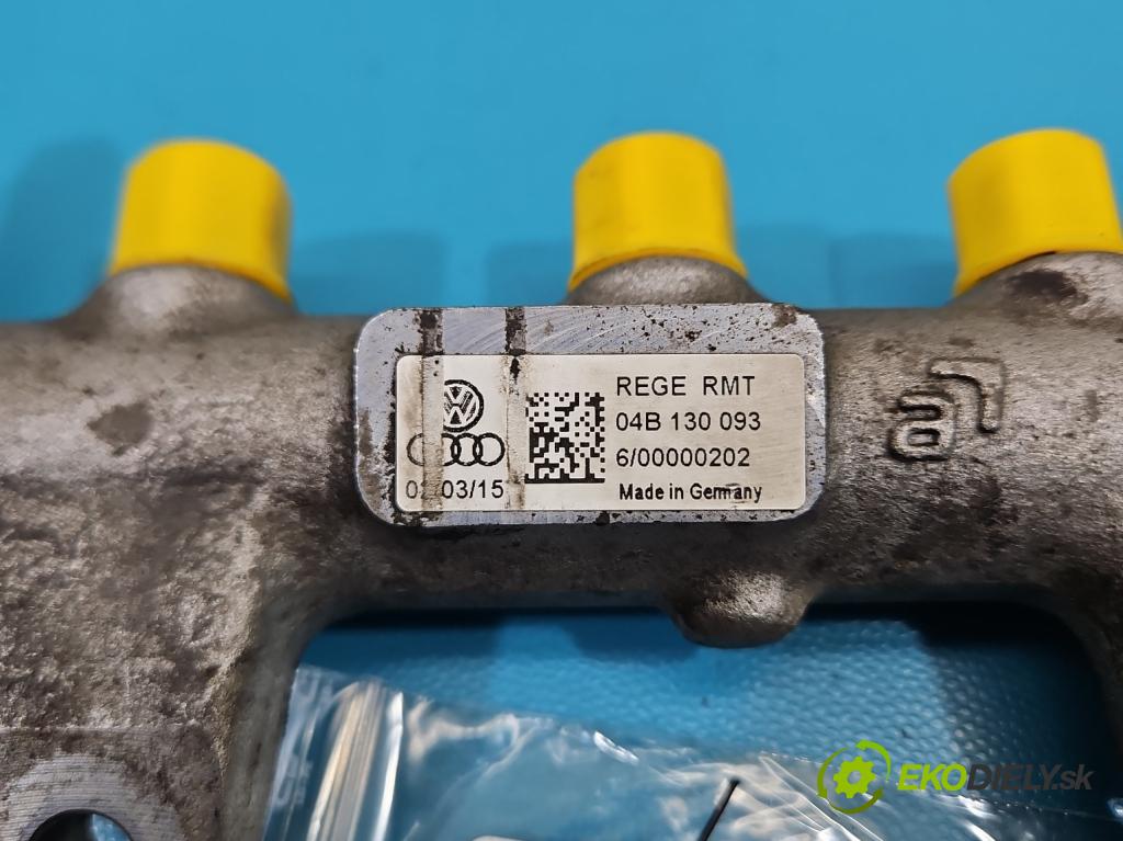 Skoda Fabia III 2014- 2021 1.4 TDI 105 HP manual 77 kW 1422 cm3 5- lišta vstrekovacia 04B130093 (Vstrekovacia lišta)