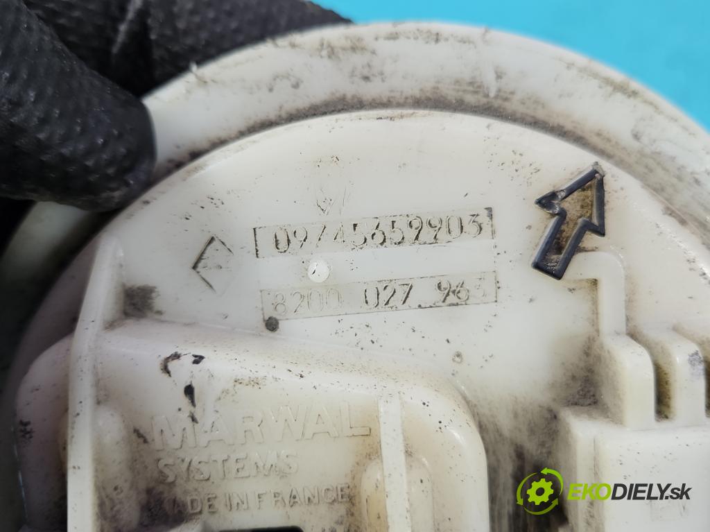 Renault Thalia I 1998-2009 1.4 8V 75 HP manual 55 kW 1390 cm3 4- čerpadlo palivo 09745659903