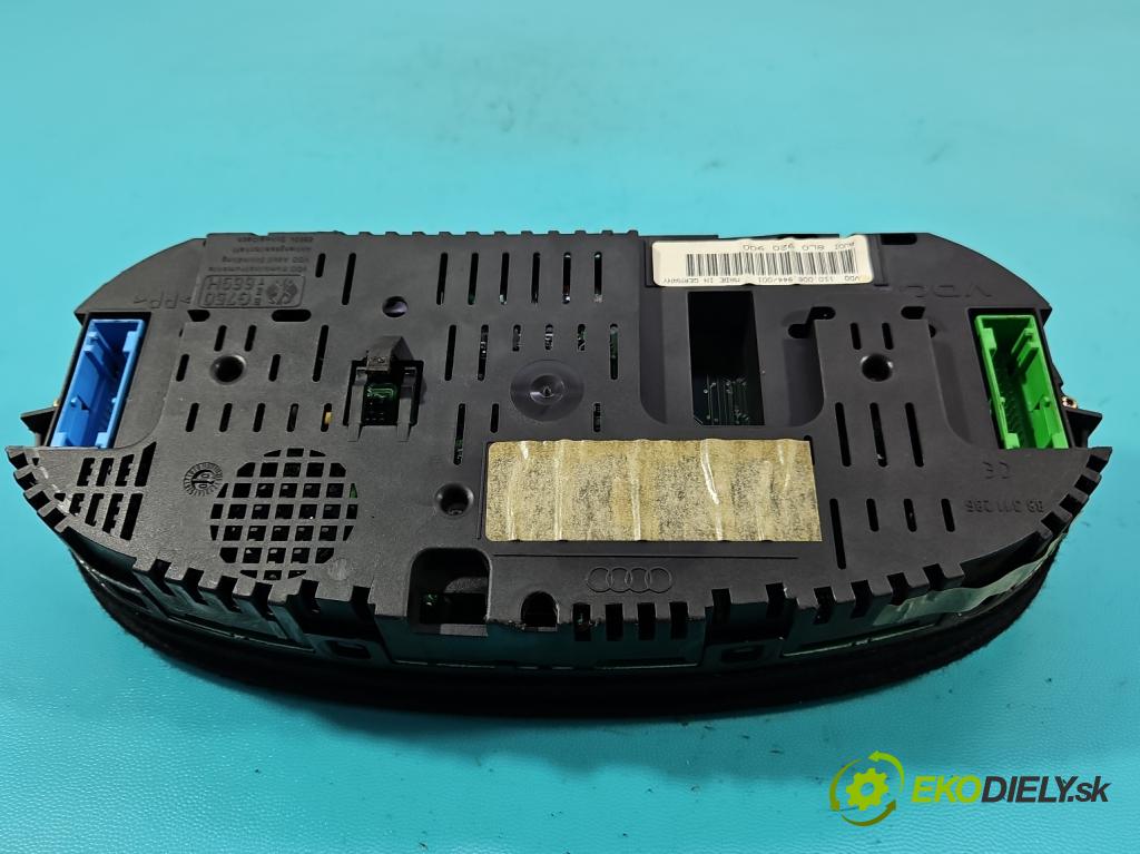 Audi A3 8L 1996-2003 1.9d 90 HP manual 66 kW 1896 cm3 5- prístrojovka/ budíky 8L0920900 (Prístrojová doska)