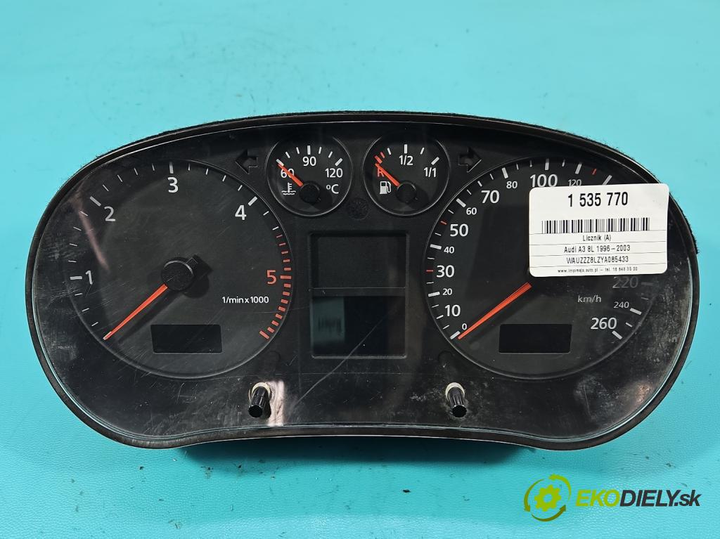 Audi A3 8L 1996-2003 1.9d 90 HP manual 66 kW 1896 cm3 5- prístrojovka/ budíky 8L0920900 (Prístrojová doska)