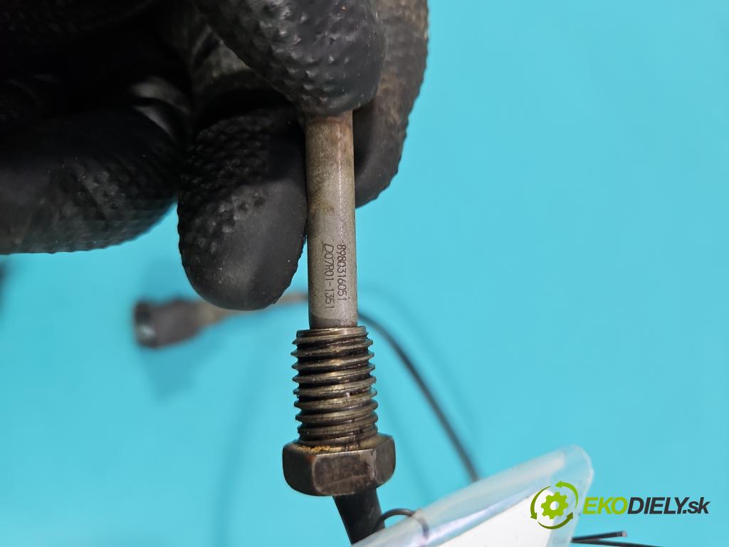 Isuzu D-Max II 2011-2019 2.5d 163 HP manual 120 kW 2499 cm3 2- snímač teploty: výfukové 8980316051 (Snímač)