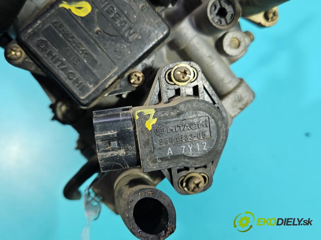 Nissan Almera N15 1995-2000 1.4 16V 75 HP manual 55 kW 1392 cm3 5- klapka RHN50-17 (Škrtiaca klapka)