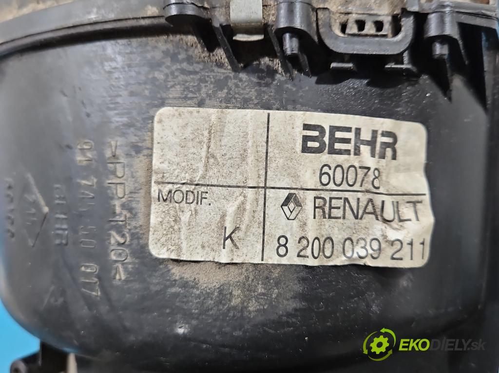 Renault Kangoo I 1998-2008 1.5 DCI 57 HP manual 42 kW 1461 cm3 5- ventilátor vzduchu 8200039211