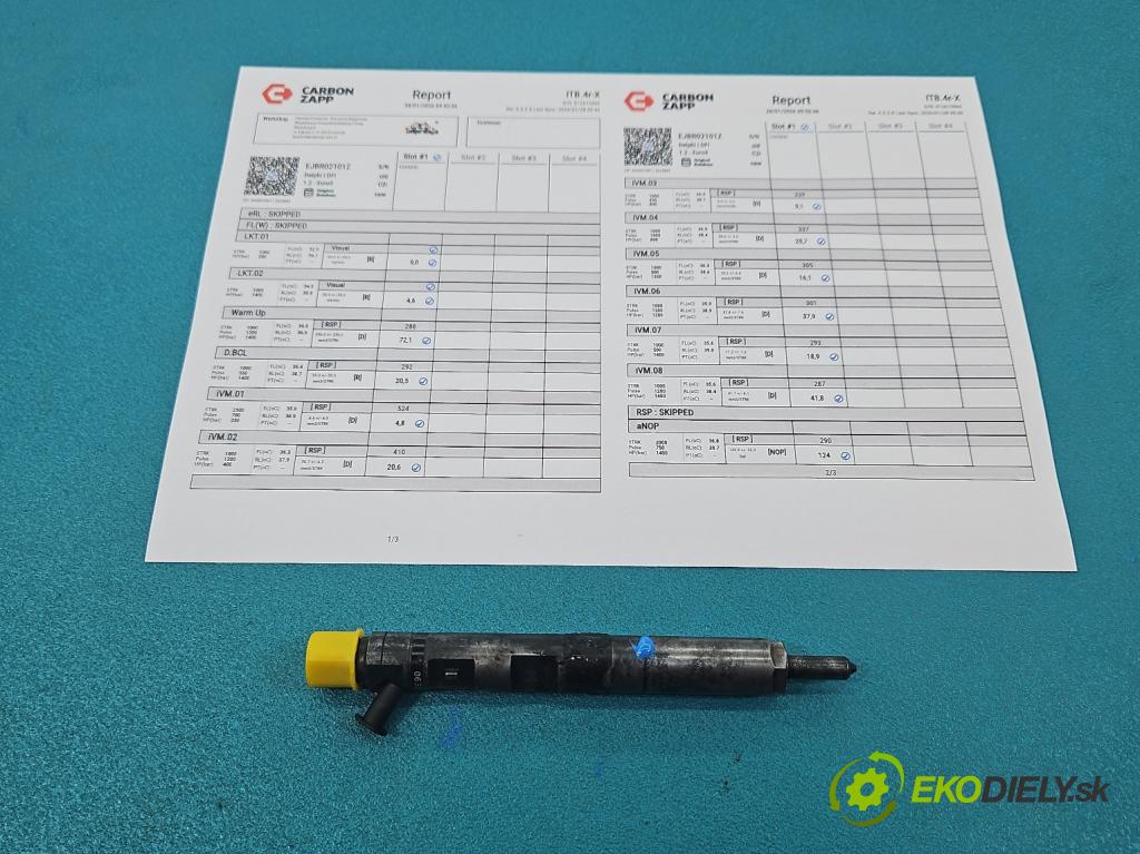 Renault Kangoo I 1998-2008 1.5 DCI 57 HP manual 42 kW 1461 cm3 5- vstrek EJBR02101Z (Vstrekovač paliva)