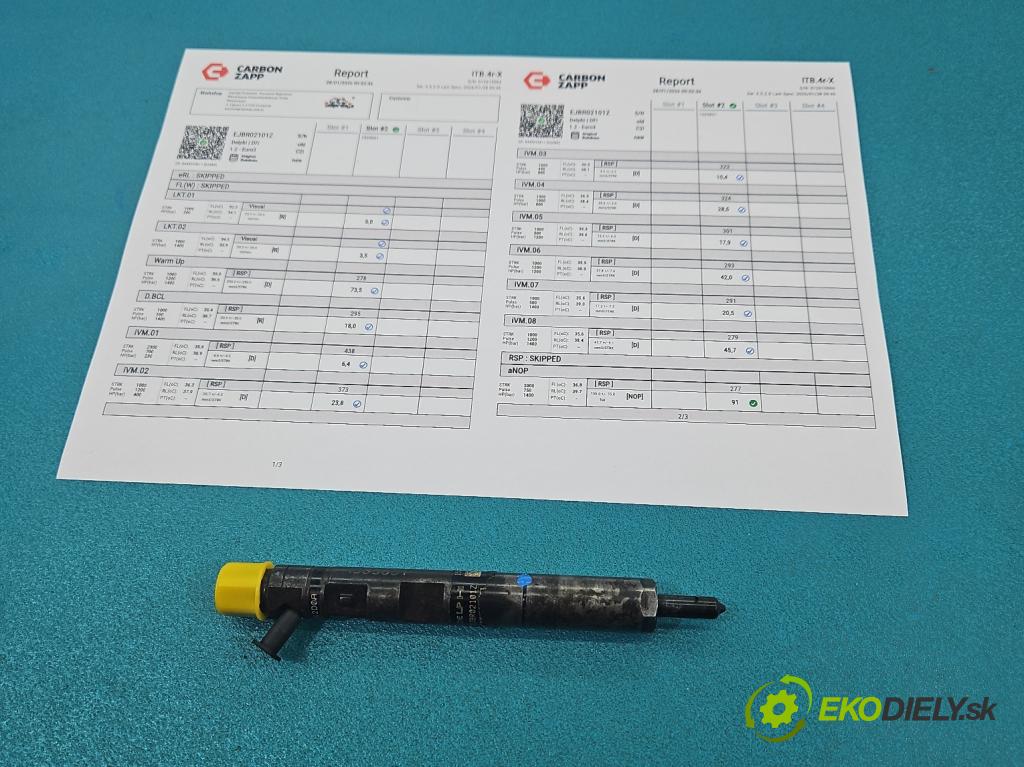 Renault Kangoo I 1998-2008 1.5 DCI 57 HP manual 42 kW 1461 cm3 5- vstrek EJBR02101Z (Vstrekovač paliva)