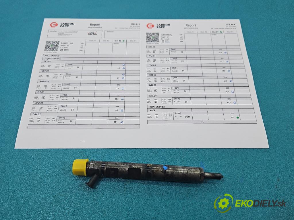 Renault Kangoo I 1998-2008 1.5 DCI 57 HP manual 42 kW 1461 cm3 5- vstrek EJBR02101Z (Vstrekovač paliva)