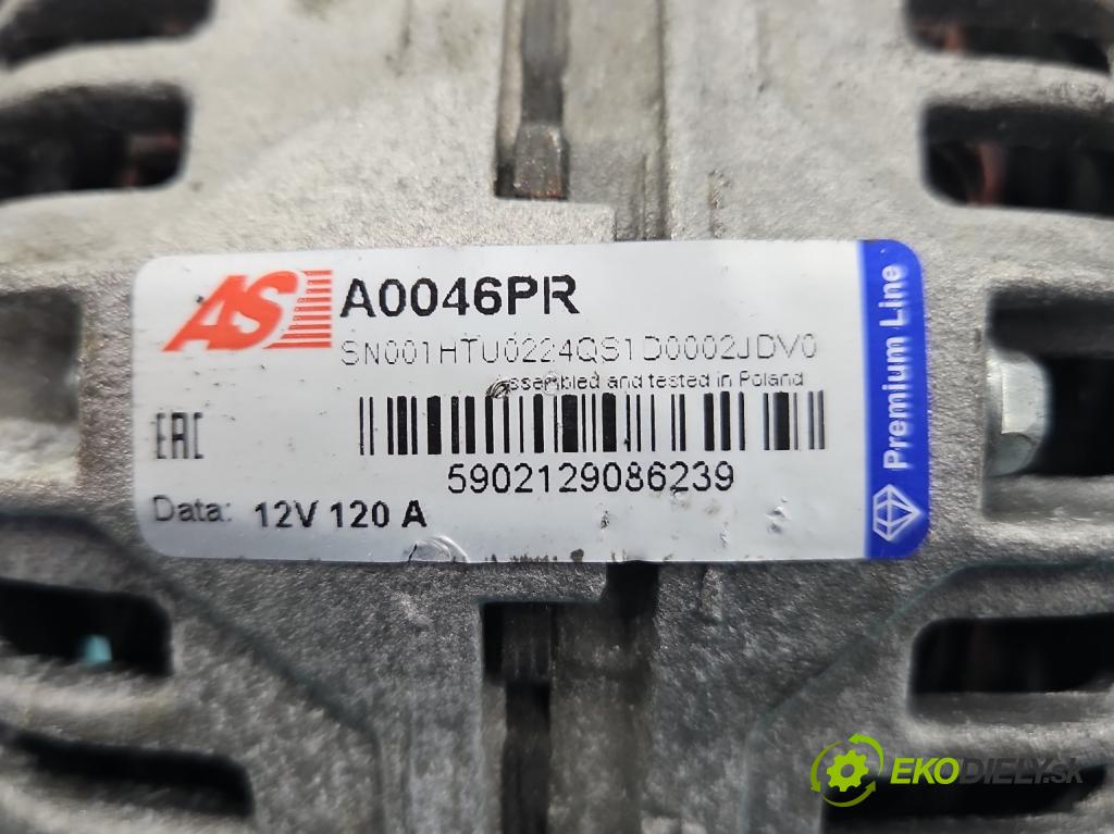 Renault Kangoo I 1998-2008 1.5 DCI 57 HP manual 42 kW 1461 cm3 5- Alternator  (Alternátor)