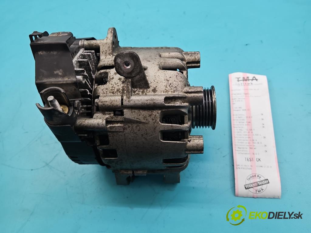 Peugeot 3008 II 2016-2023 1.6 T 300 HP automatic 221 kW 1598 cm3 5- Alternator 9820080280 (Alternátor)