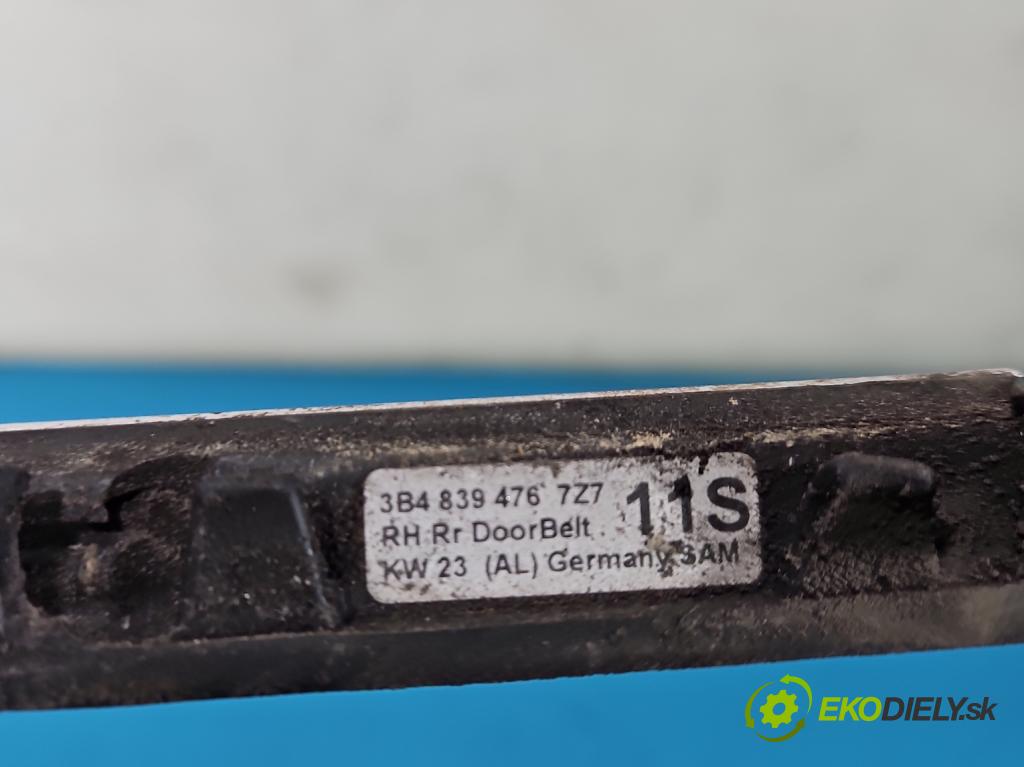 Vw Passat B5 1995-2005 1.9 tdi 131 hp manual 96 kW 1896 cm3 5- lišta dveře zadní pravé 3B48394767Z7