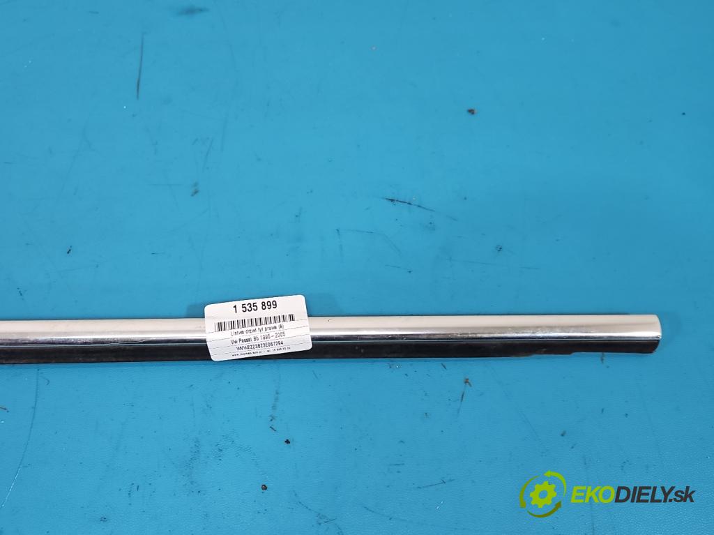 Vw Passat B5 1995-2005 1.9 tdi 131 hp manual 96 kW 1896 cm3 5- lišta dveře zadní pravé 3B48394767Z7