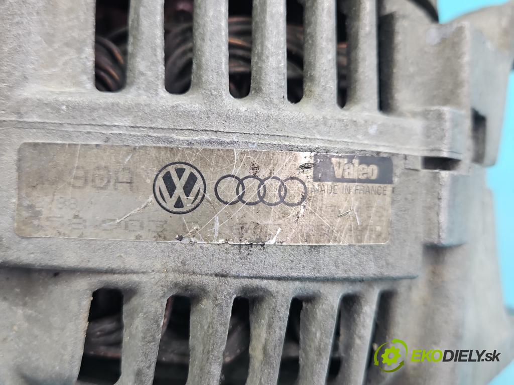 Audi A4 B5 1994-2001 1.6 8v 101 HP manual 74 kW 1595 cm3 4- Alternator  (Alternátor)