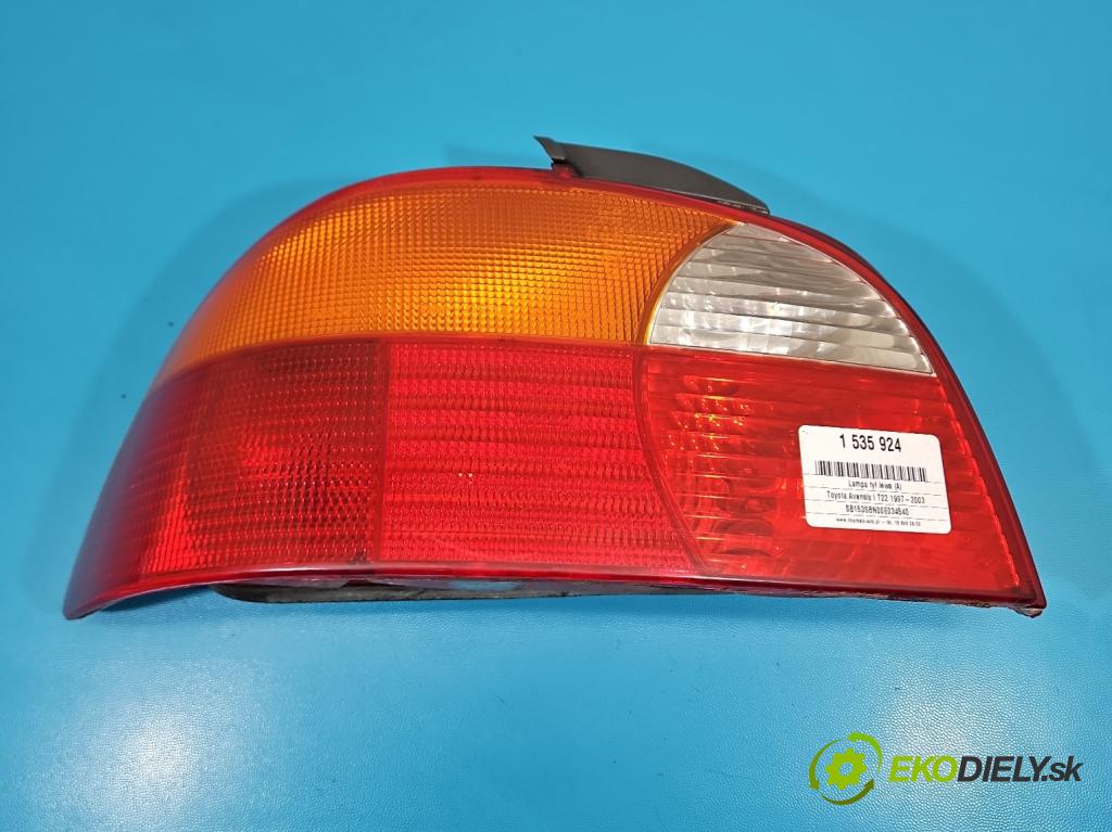 Toyota Avensis I T22 1997-2003 2.0 16V 124hp manual 91 kW 1998 cm3 4- svetlo / reflektor zadné ľavé  (Kľučka dverí ostatné)