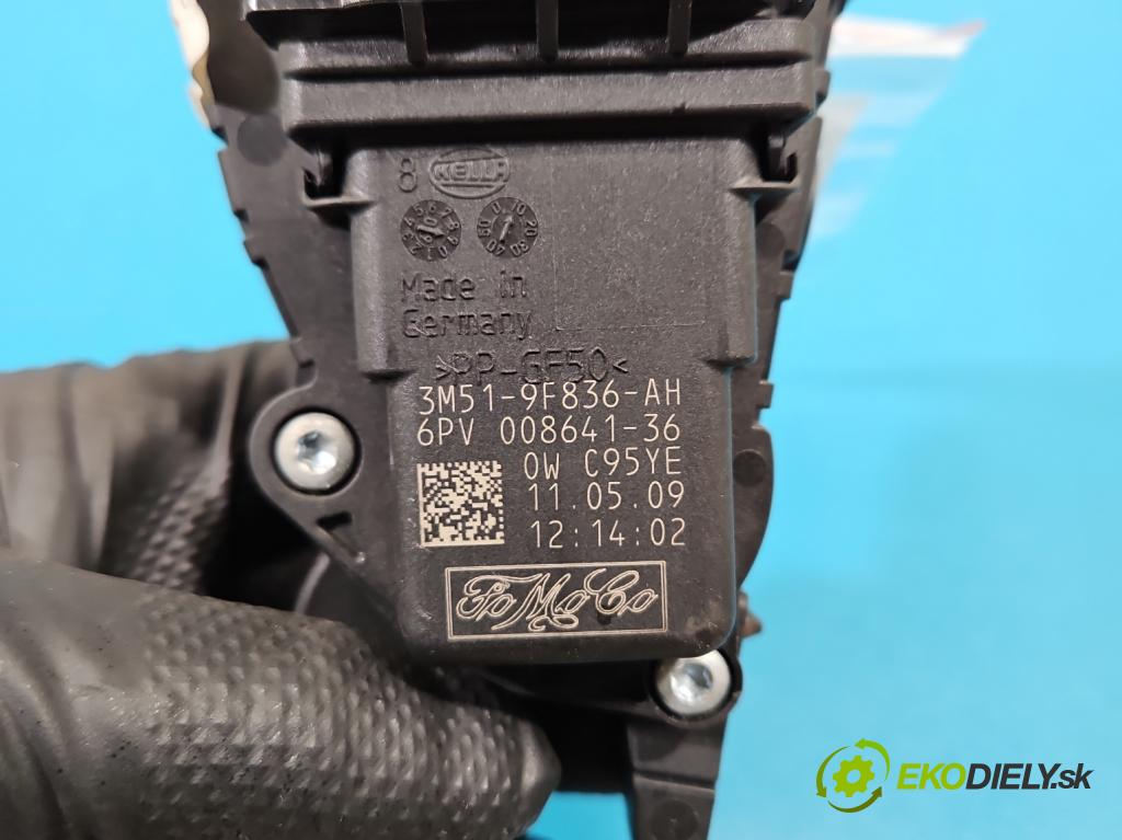 Ford Kuga Mk1 2008-2013 2.0 tdci 136 HP manual 100 kW 1997 cm3 5- pedal plyn potenciometr: 3M51-9F836-AH