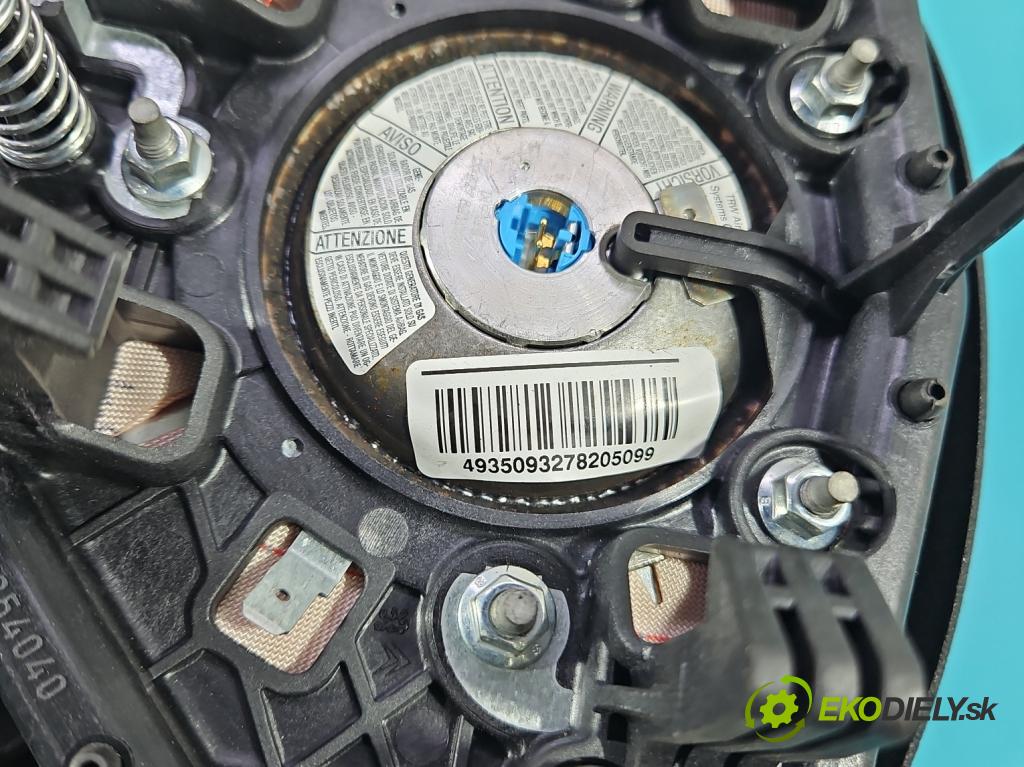 Peugeot Partner II 2008-2018 1.6 hdi 90 HP manual 66.2 kW 1560 cm3 5- airbag vzduch: Řidiči: 96721954ZD (Airbag)