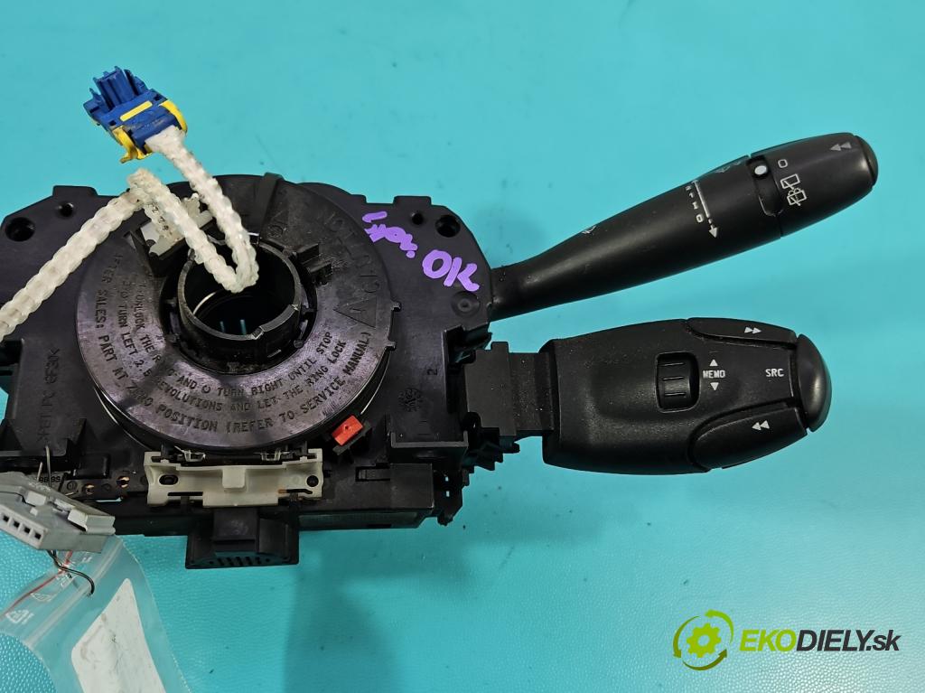 Peugeot Partner II 2008-2018 1.6 hdi 90 HP manual 66.2 kW 1560 cm3 5- prepínač komplex: 96662457XT (Prepínacie páčky pod volantom)