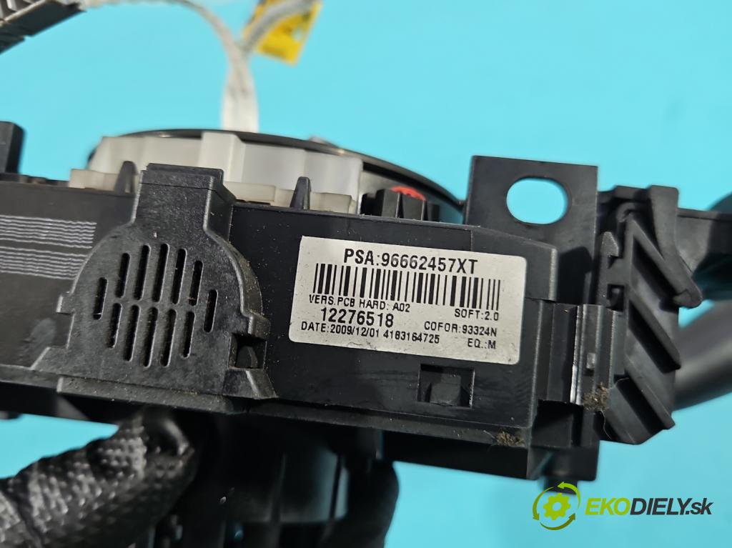 Peugeot Partner II 2008-2018 1.6 hdi 90 HP manual 66.2 kW 1560 cm3 5- prepínač komplex: 96662457XT (Prepínacie páčky pod volantom)