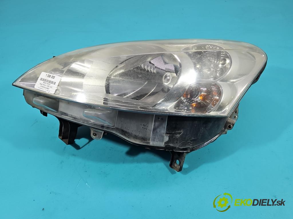 Peugeot Partner II 2008-2018 1.6 hdi 90 HP manual 66.2 kW 1560 cm3 5- Reflektor: ľavý 9682829380 (Kľučka dverí ostatné)