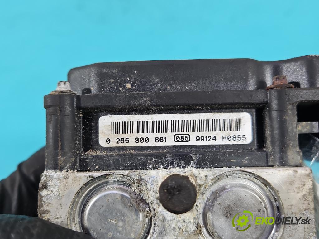 Peugeot Partner II 2008-2018 1.6 hdi 90 hp manual 66.2 kW 1560 cm3 5- čerpadlo abs 0265800861 (Pumpa ABS)
