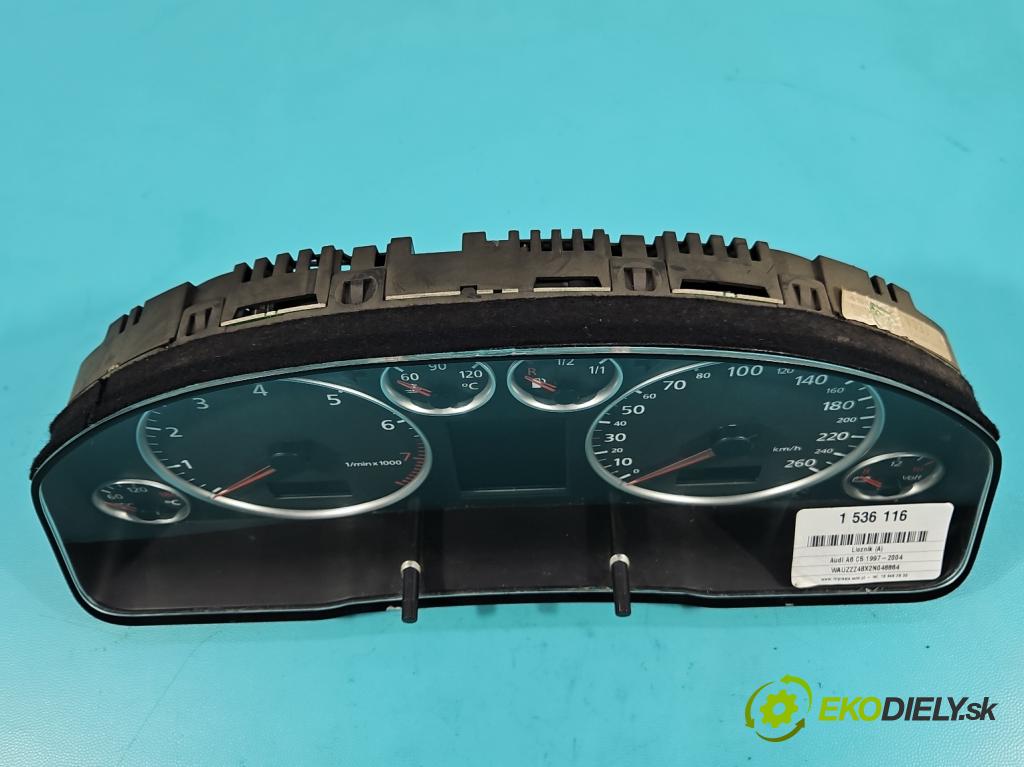 Audi A6 C5 1997-2004 2.4 v6 170 HP manual 125 kW 2393 cm3 4- prístrojovka/ budíky 4B0920933J (Prístrojová doska)