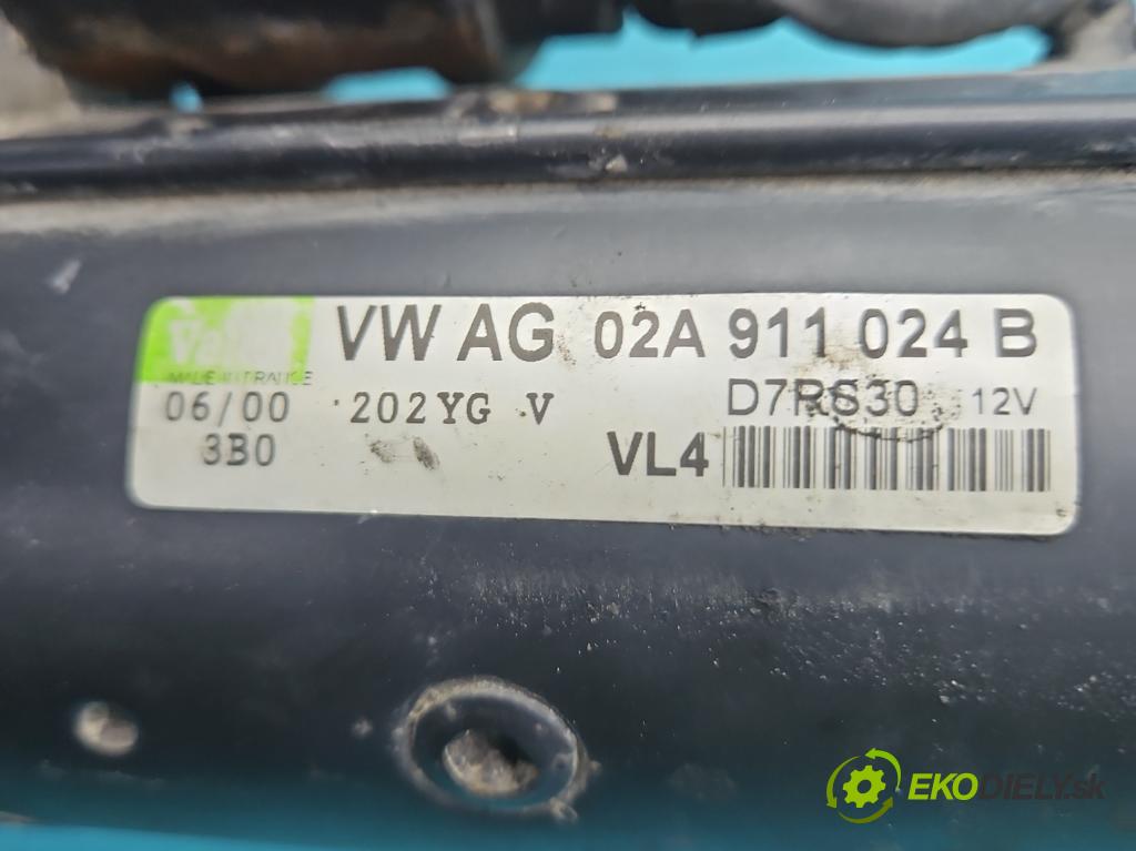 Audi A3 8L 1996-2003 1.9d 90 HP manual 66 kW 1896 cm3 5- štartér 02A911024B (Štartér)