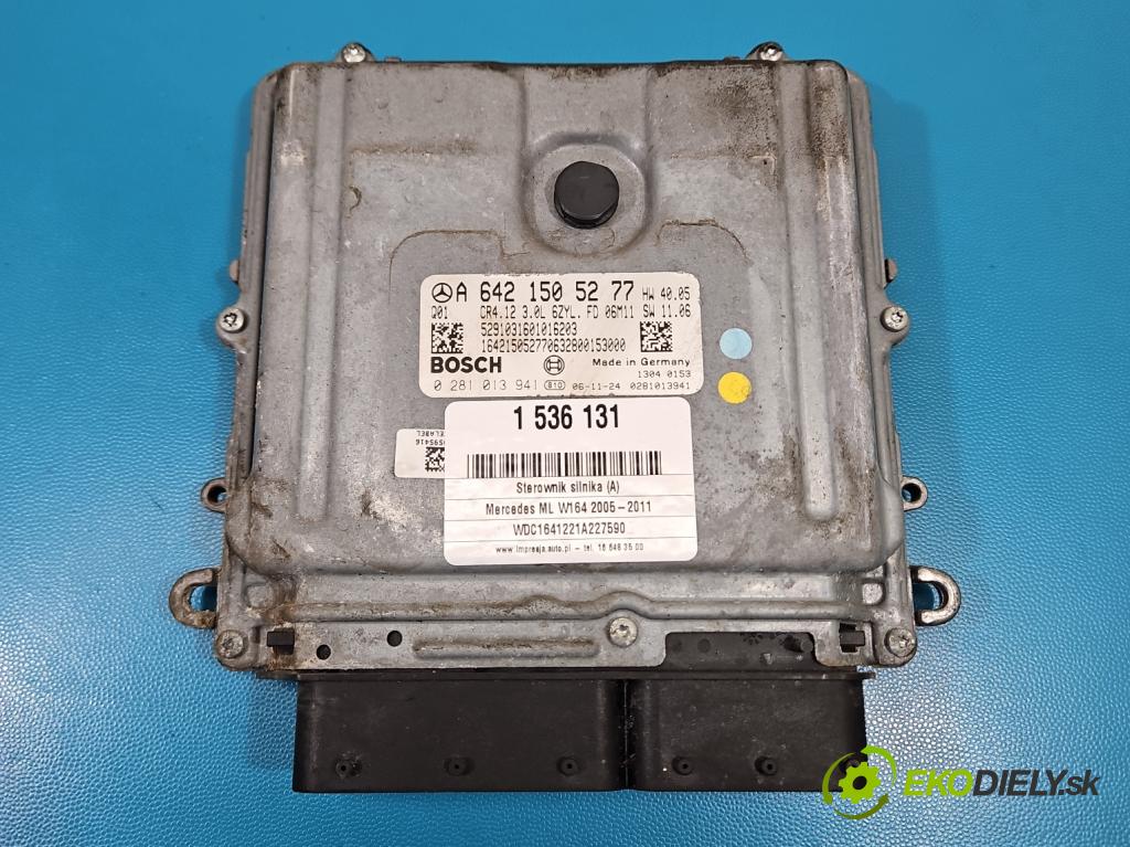 Mercedes ML W164 2005-2011 3.0 cdi 224hp automatic 165 kW 2987 cm3 5- riadiaca jednotka motora A6421505277