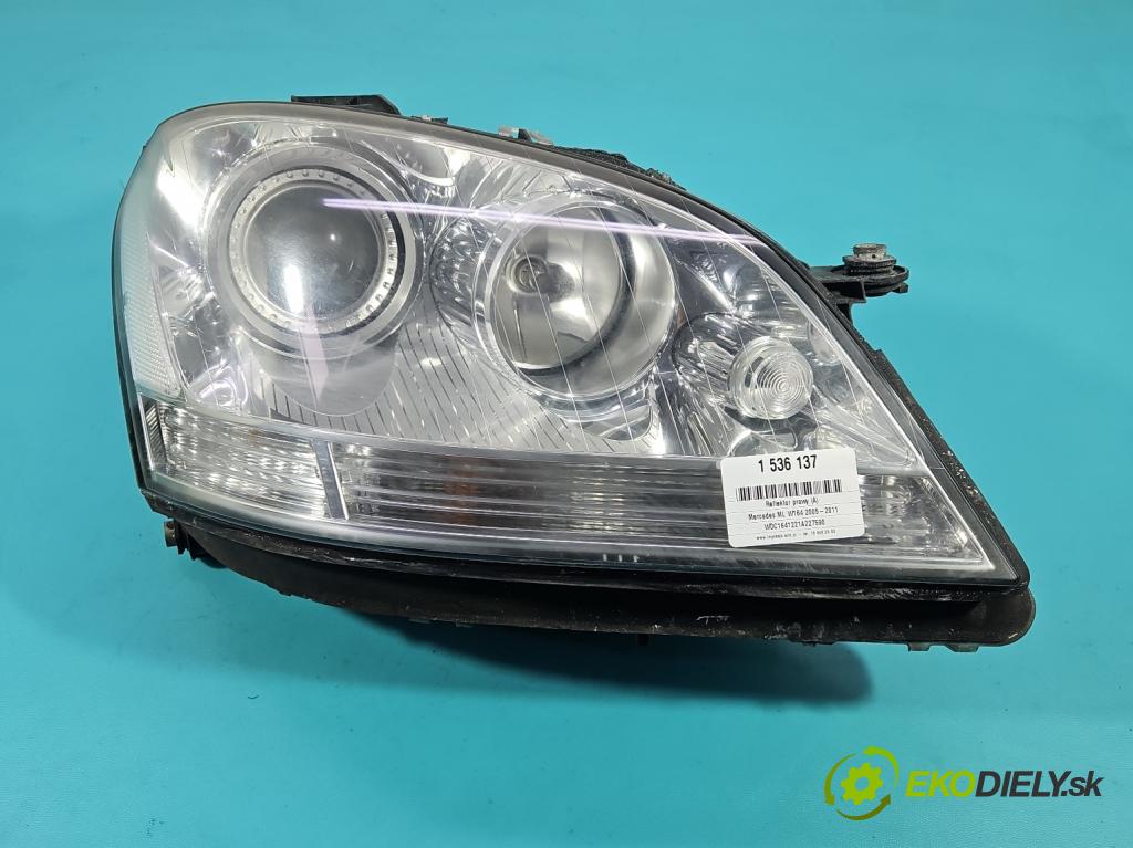 Mercedes ML W164 2005-2011 3.0 cdi 224 hp automatic 165 kW 2987 cm3 5- světlo pravý  (Pravé přední světlo)