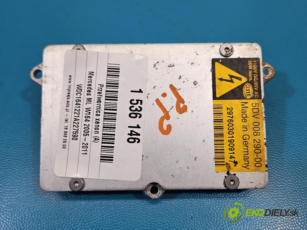 Mercedes ML W164 2005-2011 3.0 cdi 224hp automatic 165 kW 2987 cm3 5- střídač: xenon 5DV008290-00 (Riadiaca jednotka xenónu)