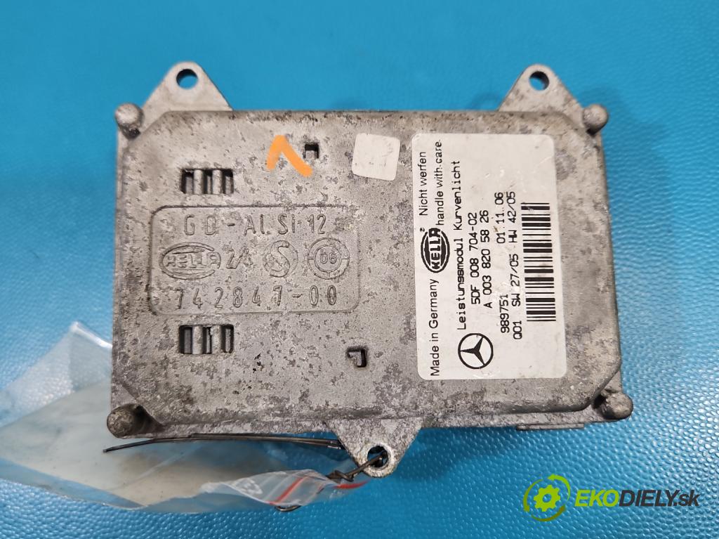 Mercedes ML W164 2005-2011 3.0 cdi 224hp automatic 165 kW 2987 cm3 5- střídač: xenon 5DF008704-02 (Riadiaca jednotka xenónu)