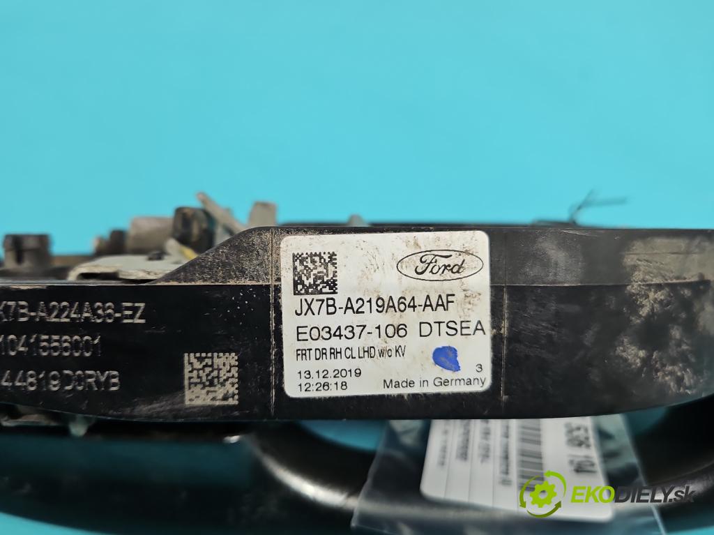 Ford Focus Mk4 2018- 1.5 TDCI 120 HP automatic 88 kW 1499 cm3 5- rukoväť predné pravé mimo: JX7B-A219A64-AAF (Kľučka dverí ostatné)
