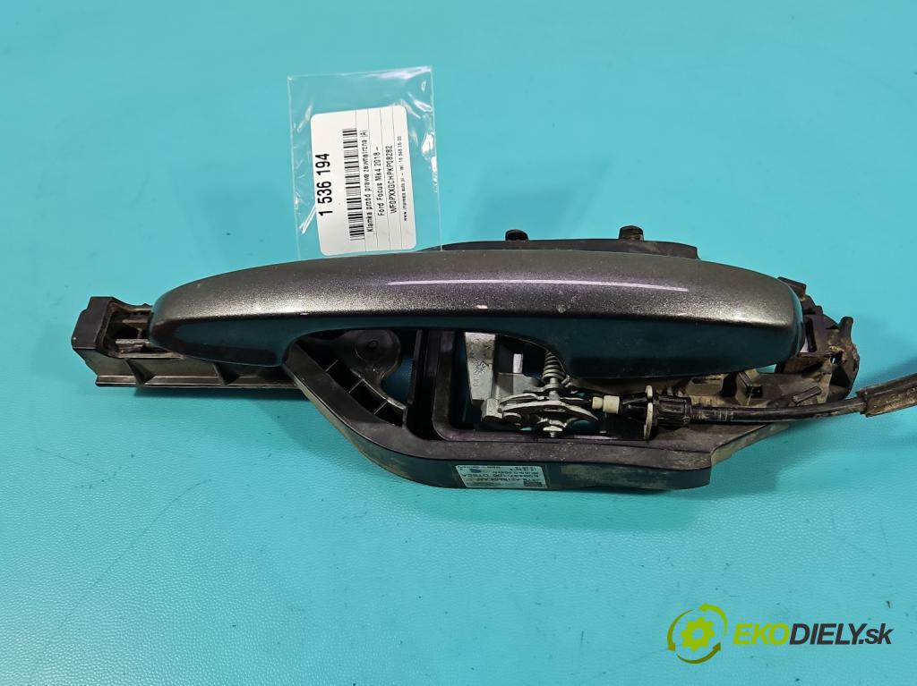 Ford Focus Mk4 2018- 1.5 TDCI 120 HP automatic 88 kW 1499 cm3 5- rukoväť predné pravé mimo: JX7B-A219A64-AAF (Kľučka dverí ostatné)