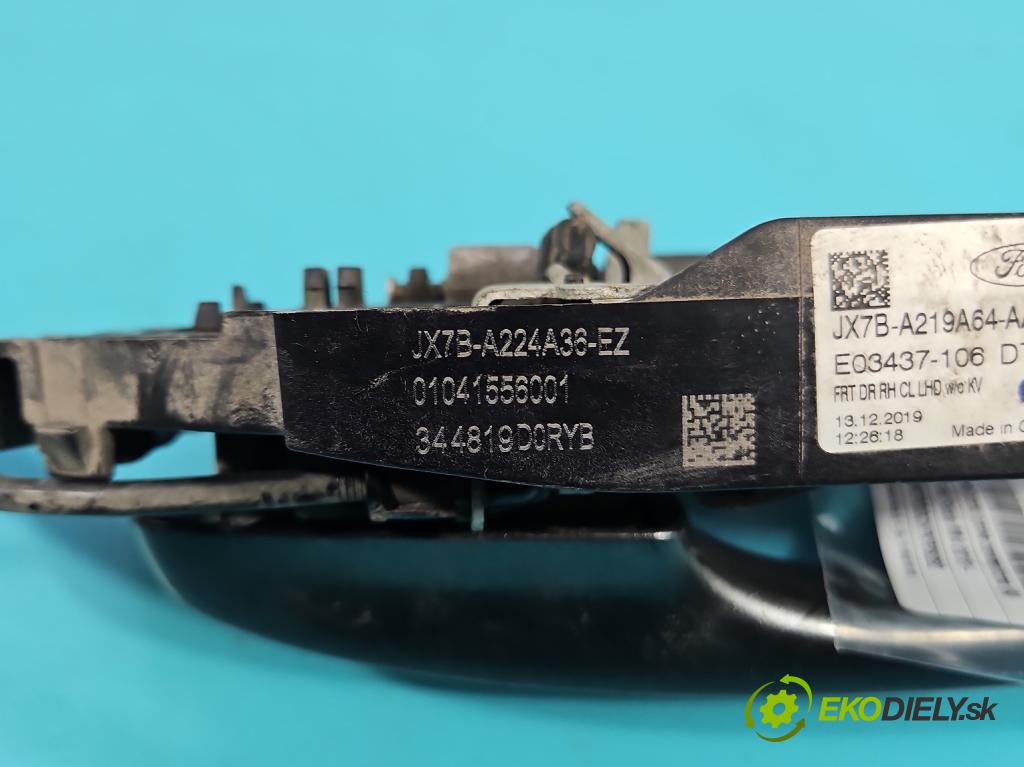 Ford Focus Mk4 2018- 1.5 TDCI 120 HP automatic 88 kW 1499 cm3 5- rukoväť predné pravé mimo: JX7B-A219A64-AAF (Kľučka dverí ostatné)