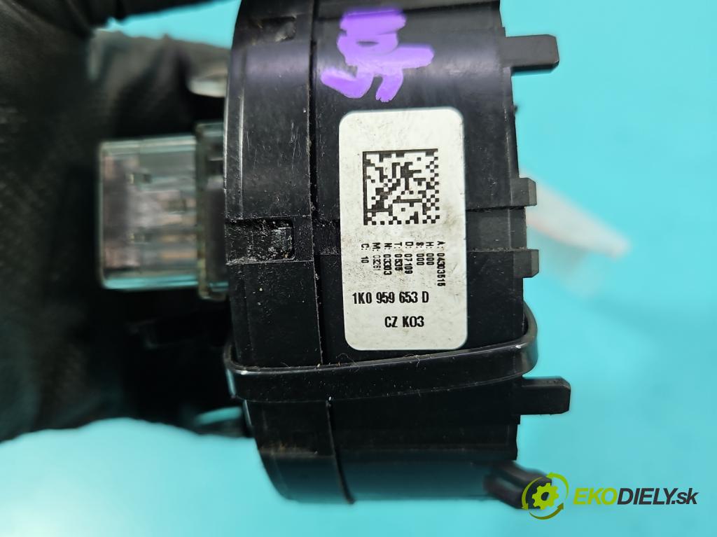 Audi A3 8P 2003-2012 1.9 TDI 105 HP manual 77 kW 1896 cm3 5- Páska: airbag 1K0959653D (Airbag)