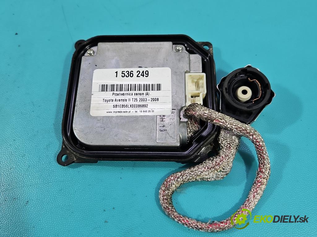 Toyota Avensis II T25 2003-2008 2.2 d-cat 177 HP manual 130 kW 2231 cm3 5- střídač: xenon 85967-24010 (Riadiaca jednotka xenónu)