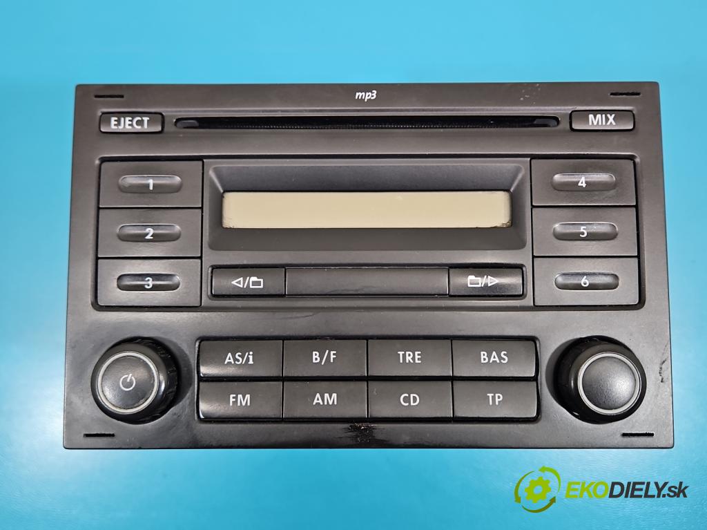 Vw Fox 1.2b 54 HP manual 40 kW 1198 cm3 3- Radio originál 5Z0035152E
