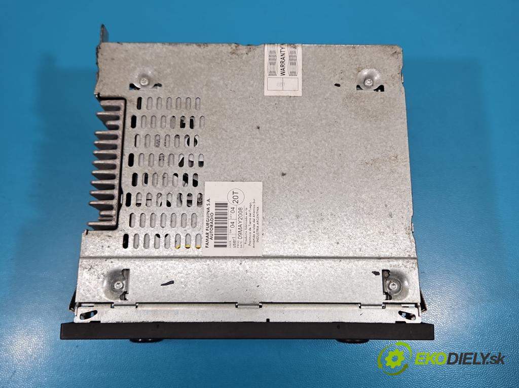 Vw Fox 1.2b 54 HP manual 40 kW 1198 cm3 3- Radio originál 5Z0035152E